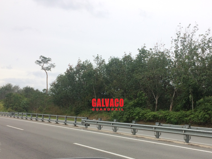 Emergency Median Opening Highway Guardrail