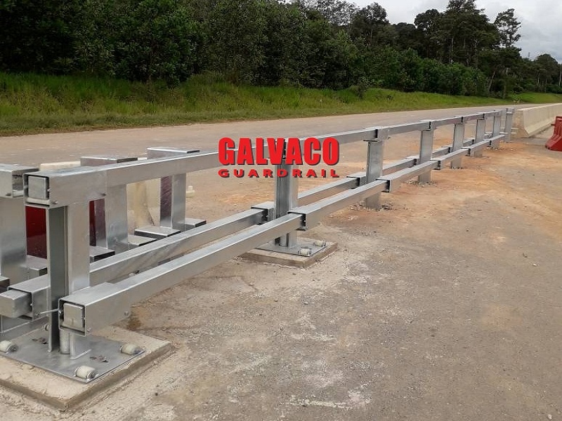 Galvaco Emergency Median Opening (EMO) is installed between the central divider of a road